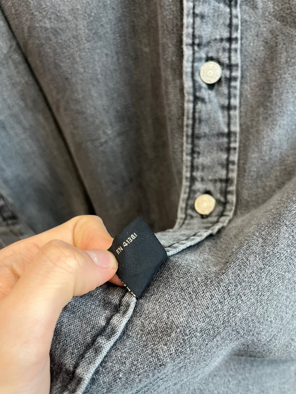 90s RRL 더블알엘 데님 셔츠 XL 상품이미지10