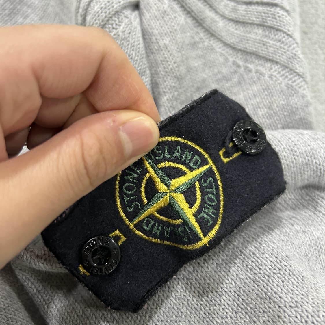 스톤아일랜드 그레이 니트 맨투맨 L 상품이미지5