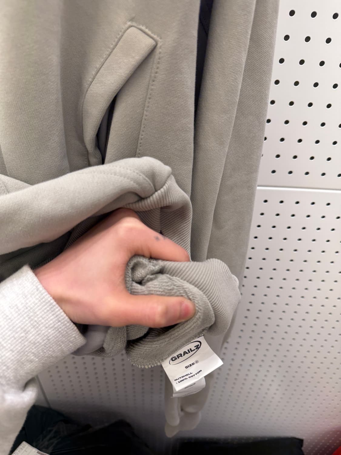 그레일즈 빅포켓 헤비스웻 후드티 U383 상품이미지5