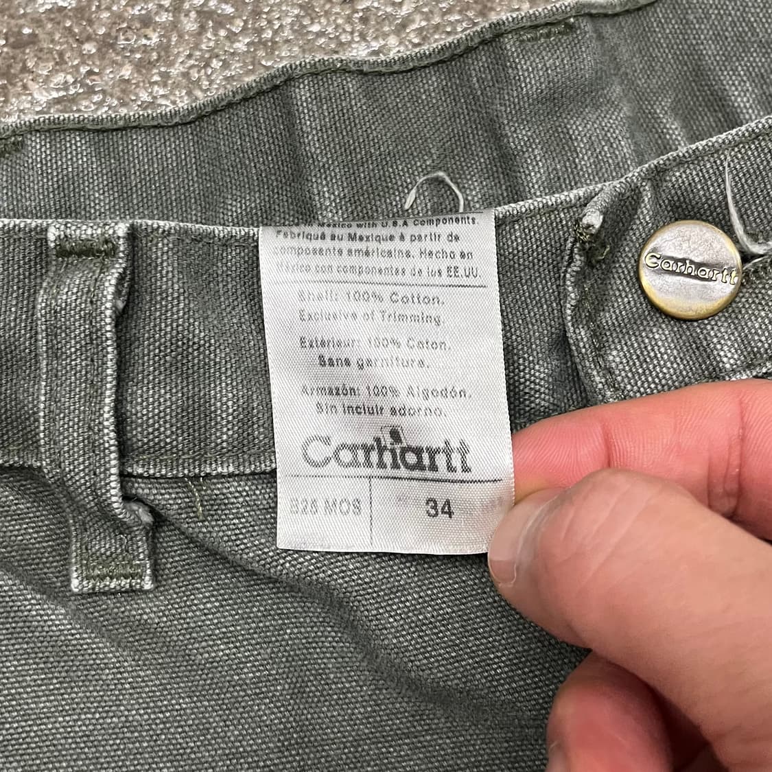 Carhartt B25 카펜터 반바지 (33“) 상품이미지6