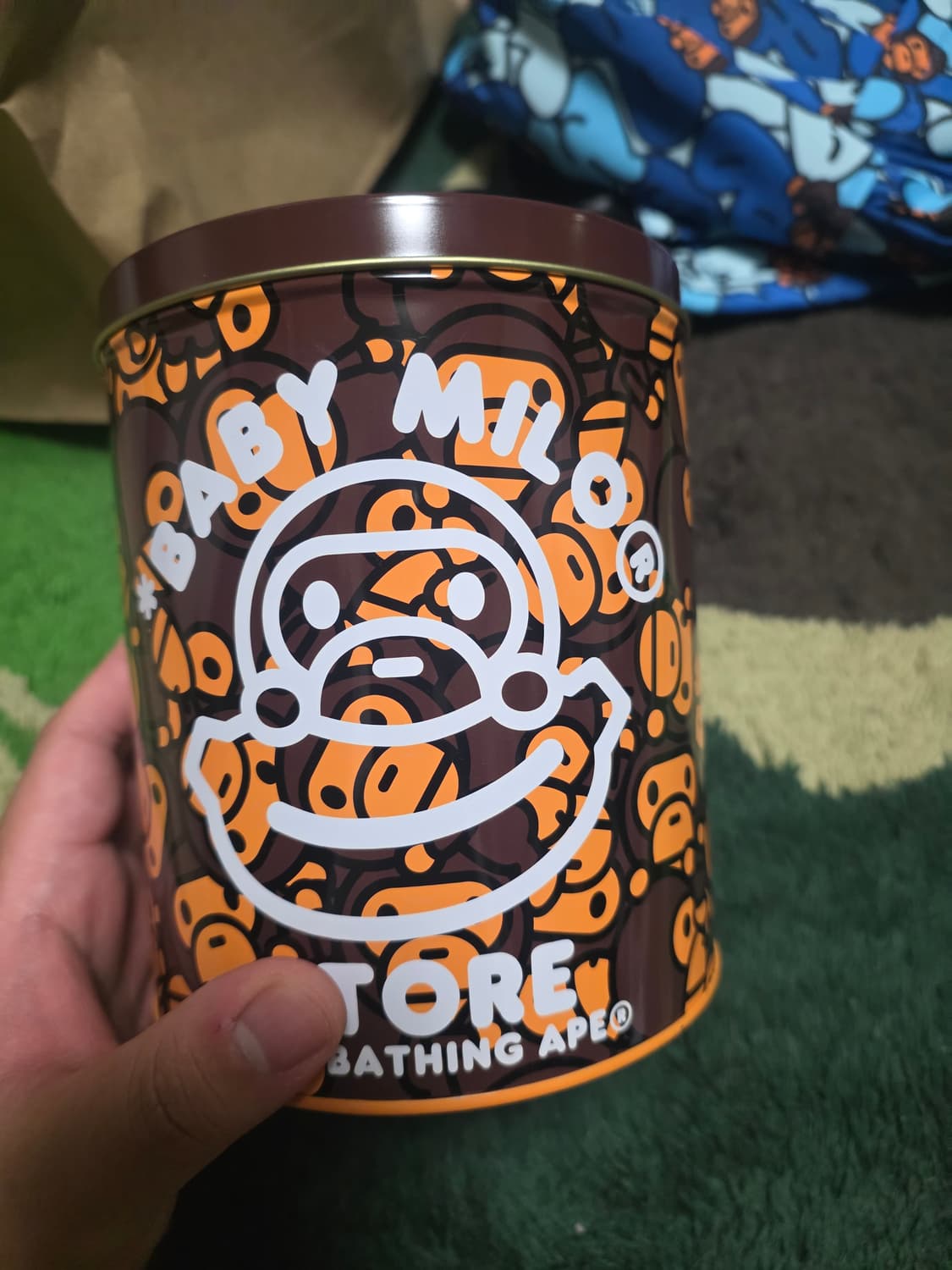 [OS] 베이프 X 베어브릭 마일로 머그컵 & 마일로 틴캔 케이스 상품이미지7