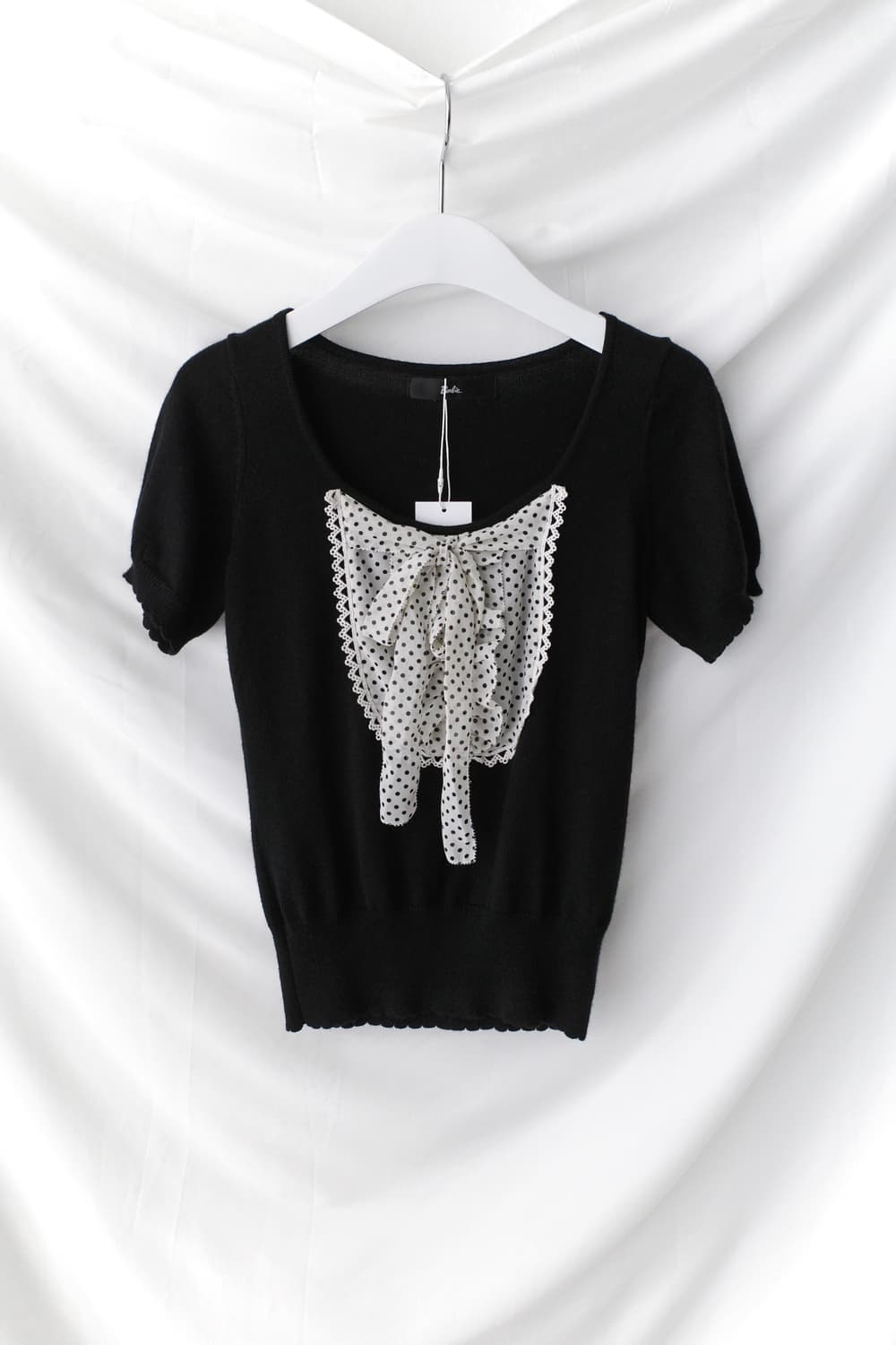 dot frill half knit 상품이미지1