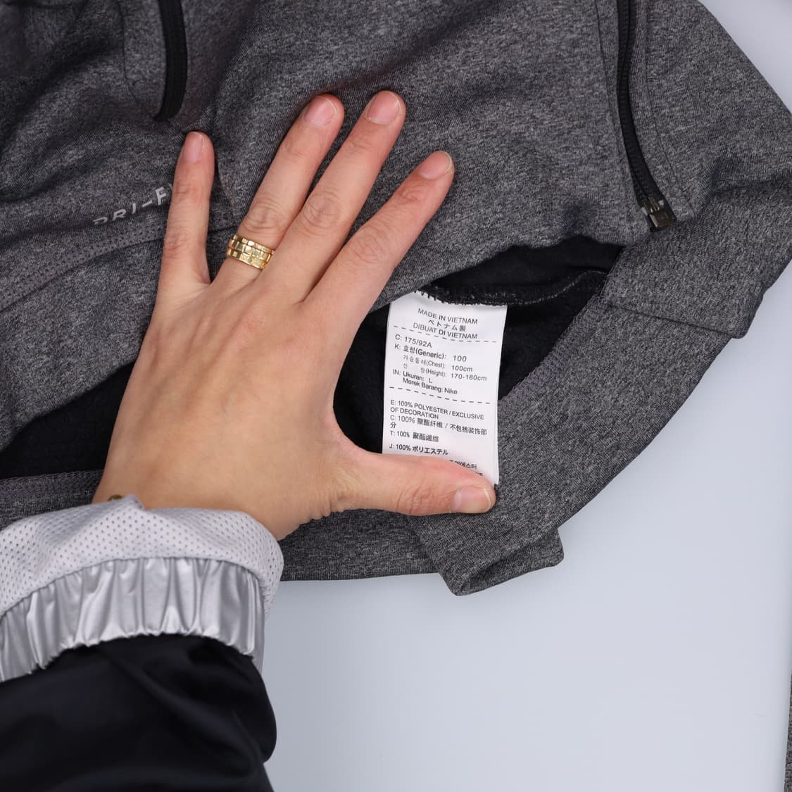 L 나이키 드라이핏 후드집업 0325H1 상품이미지4