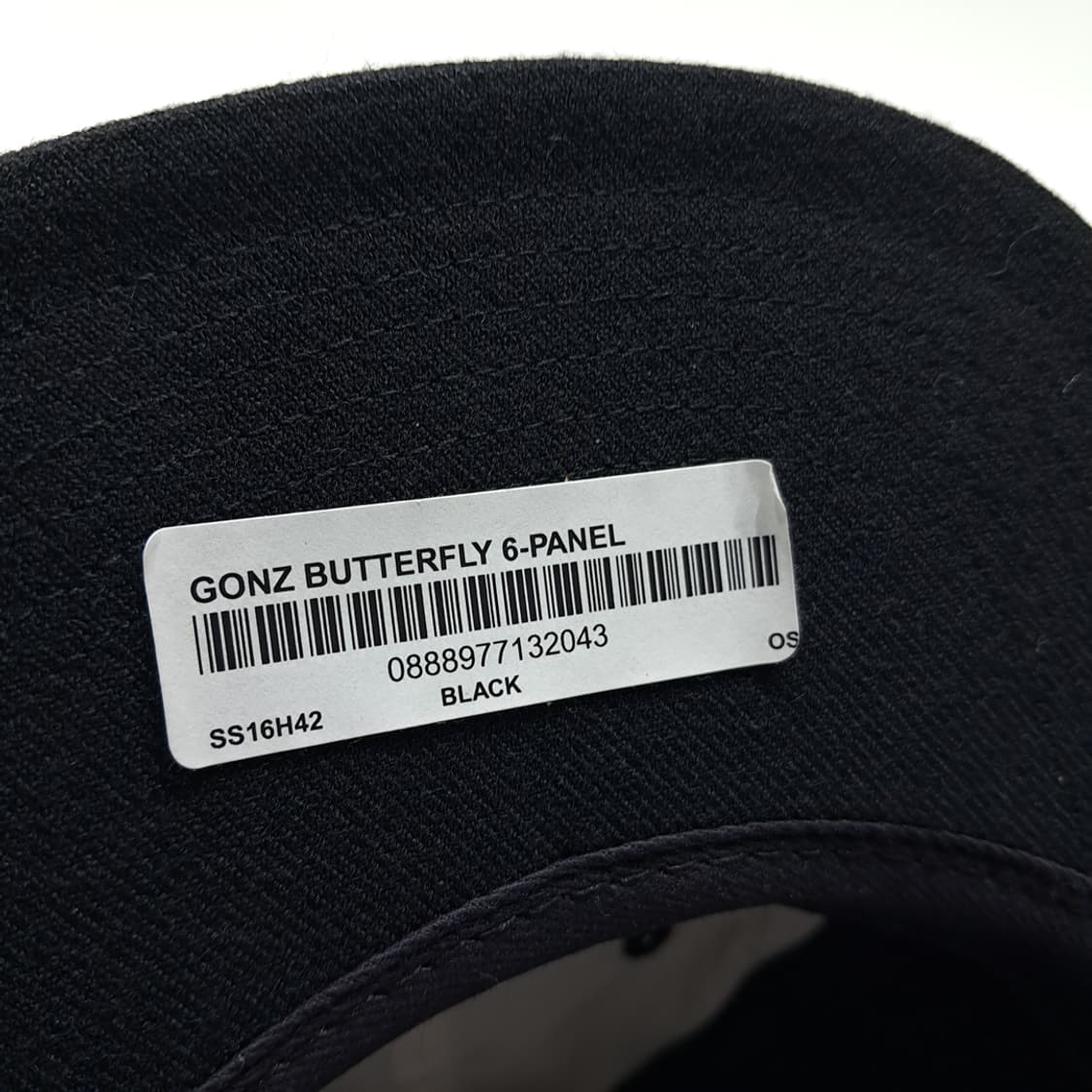 CK001 슈프림 16SS 미국판 곤즈버터플라이 블랙 볼캡 상품이미지7