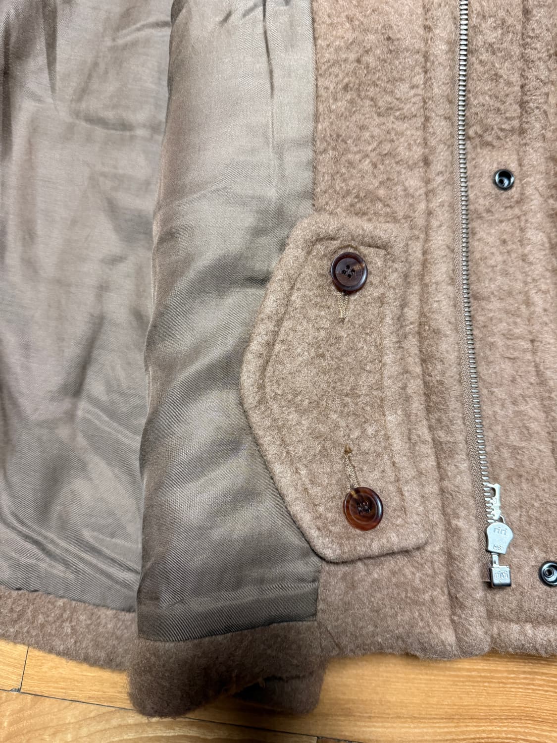 오라리 베이비 카멜 블루종 상품이미지3