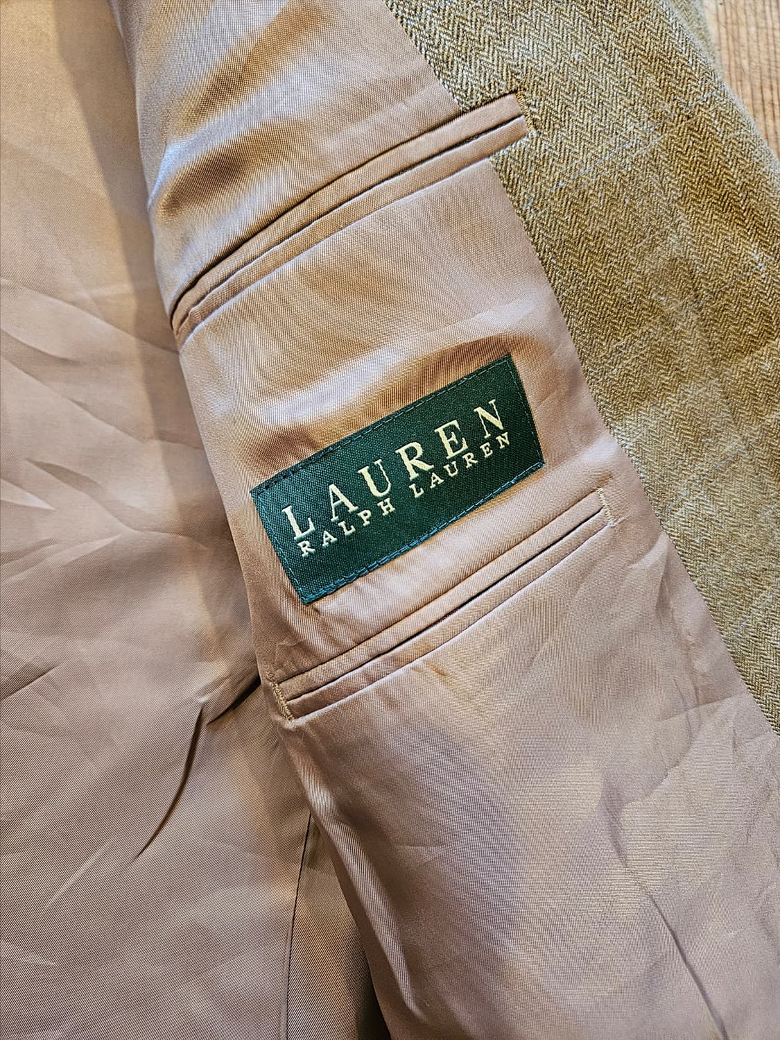 빈티지 랄프로렌 실크 울 자켓 상품이미지3