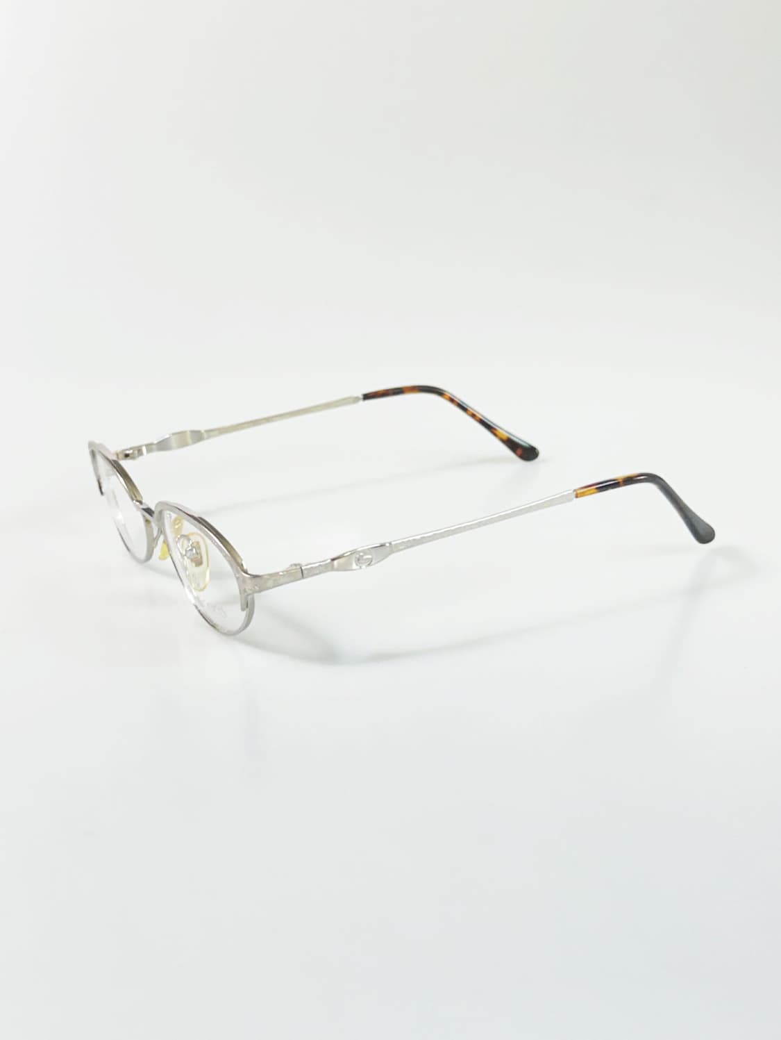 90s ROCOCO 실버 슬림 오벌 프레임 빈티지 안경 상품이미지3