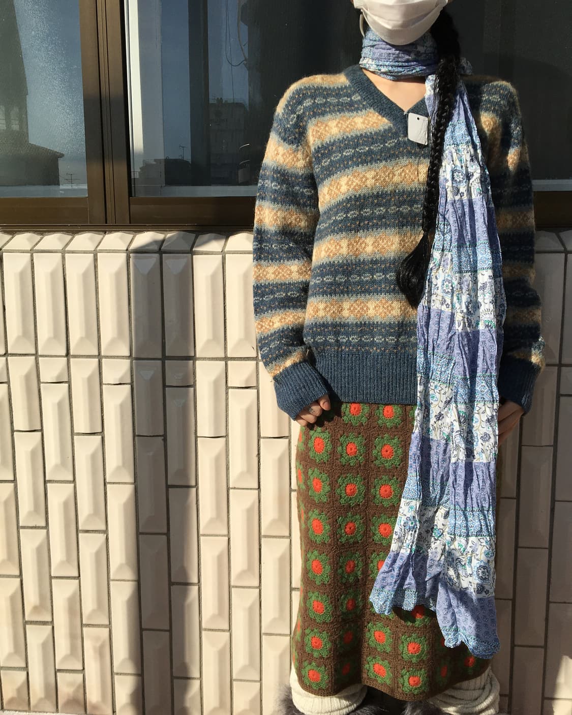 pattern scarf 상품이미지2