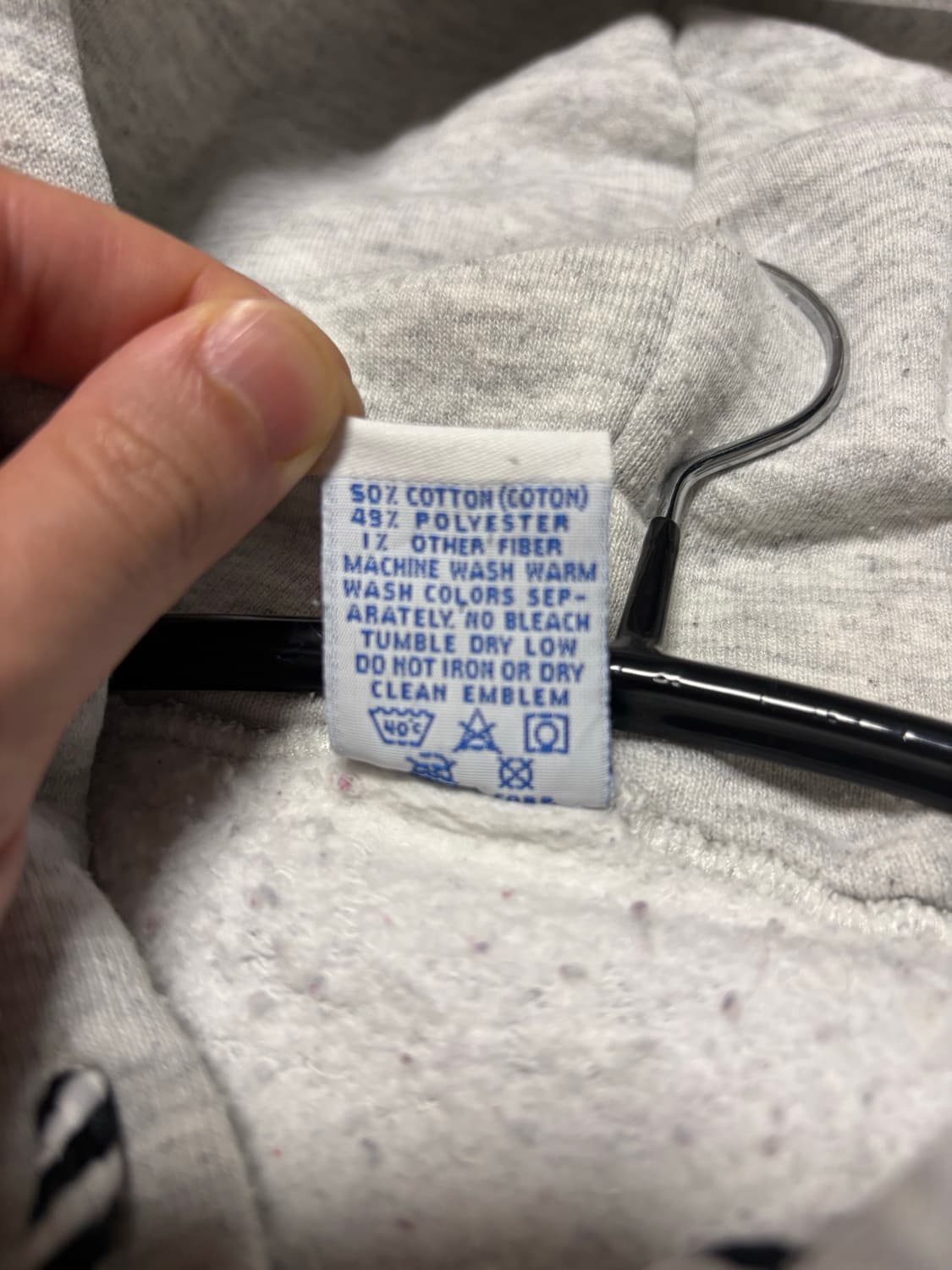 70s 빈티지 러셀 후드 집업 멜란지그레이 L 박스핏 상품이미지4