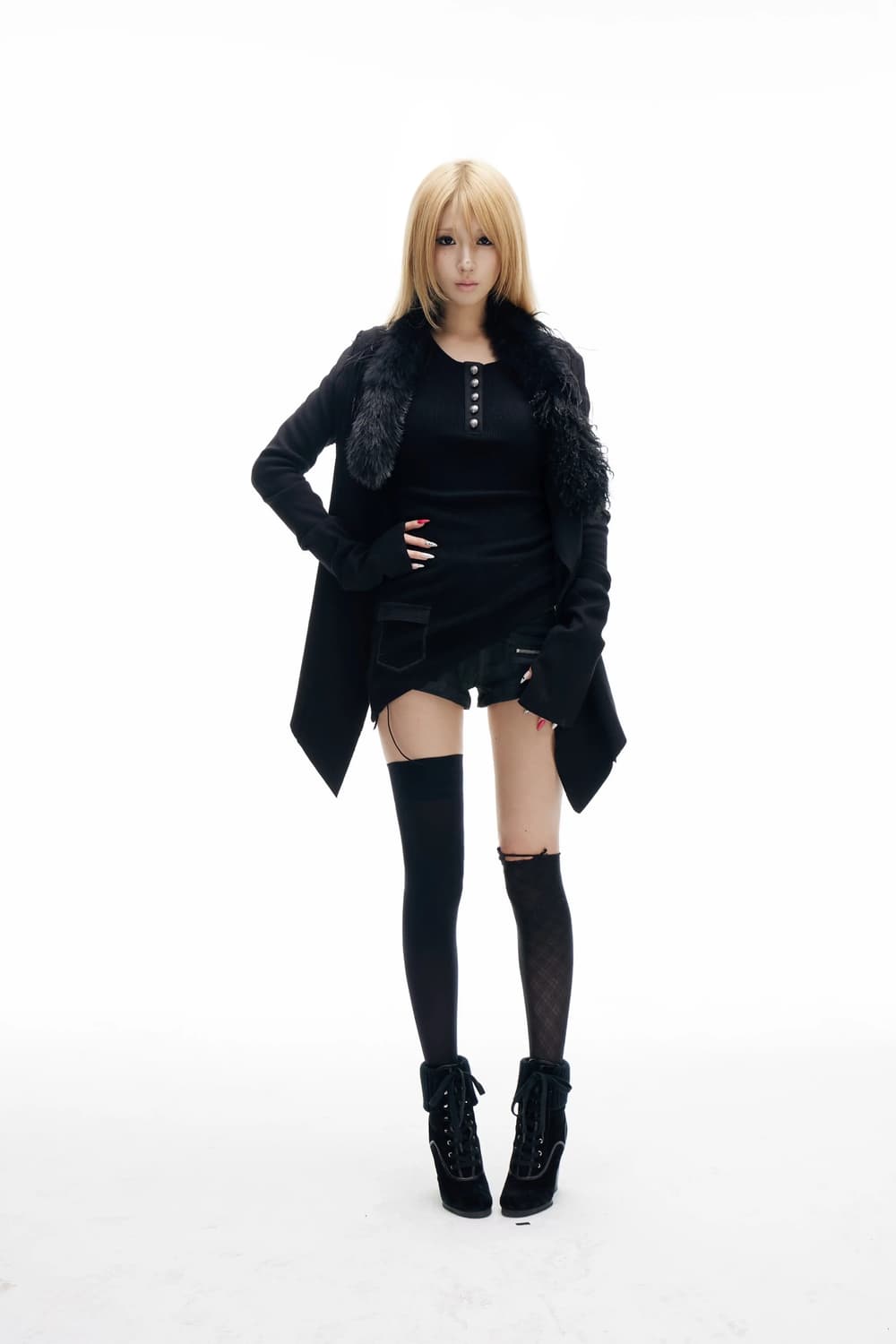 CrossLine Ribbed Slim-Fit Sweater 상품이미지8