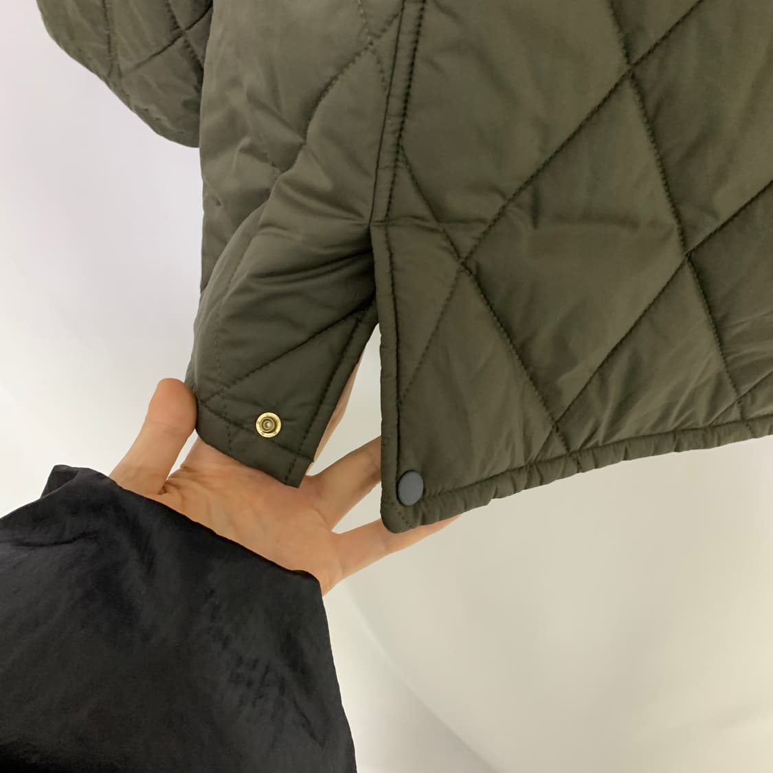 제이프레스 일본 빈티지 퀄팅 버튼 자켓 카키 점퍼 상품이미지4