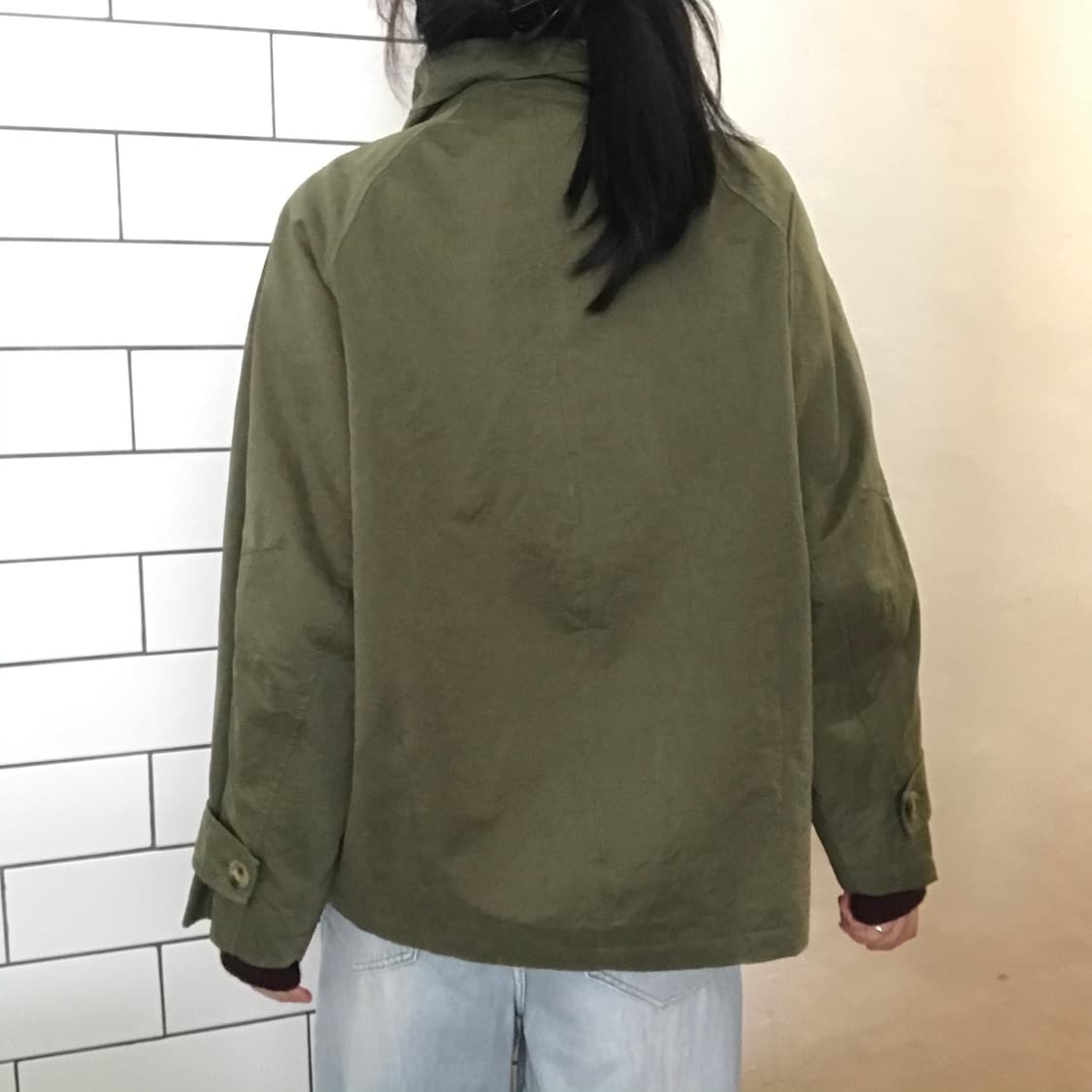 빈티지 카키 밀리터리 필드 자켓 상품이미지2