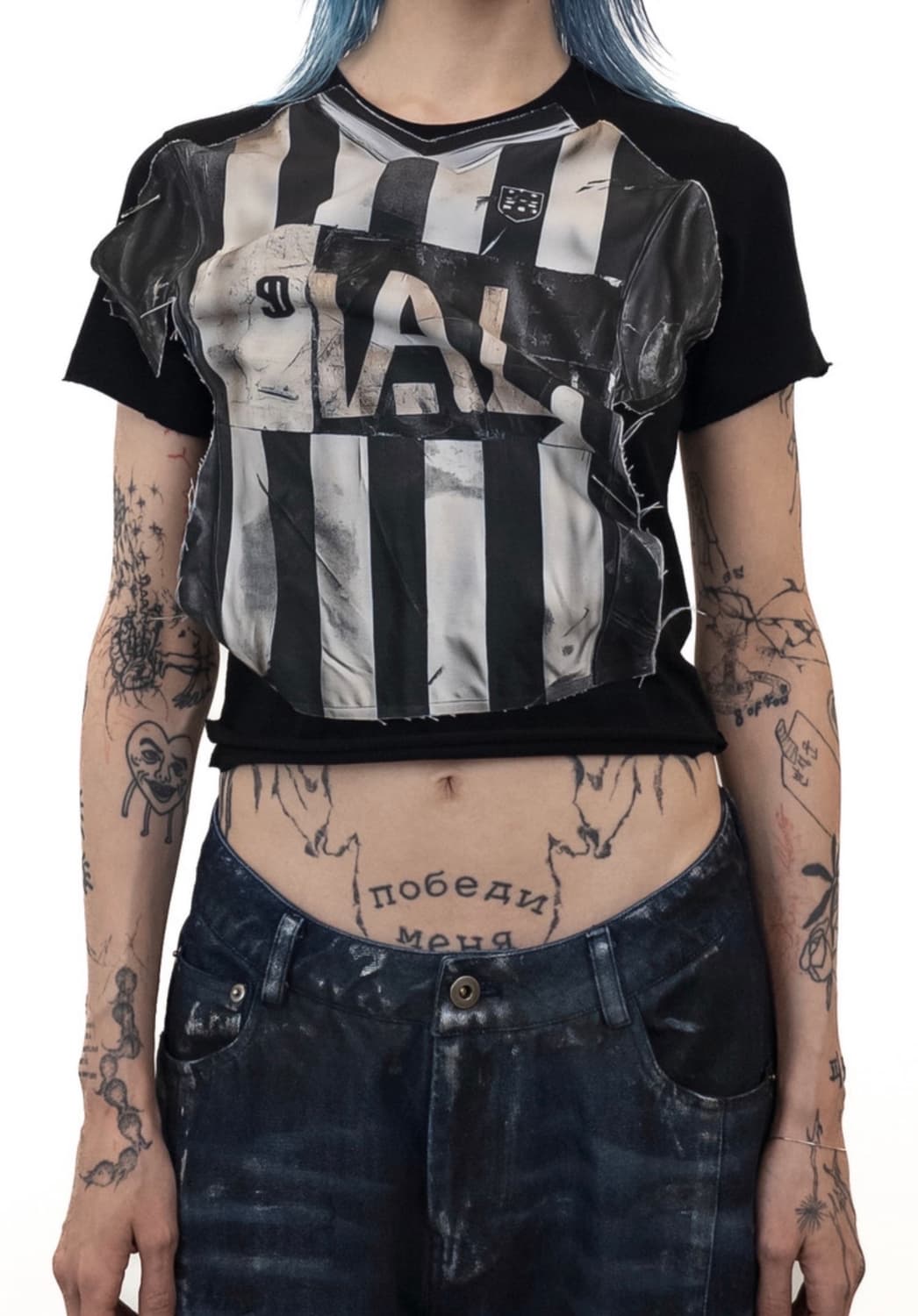 dogmaehks 크롭 프린팅 티셔츠  상품이미지1