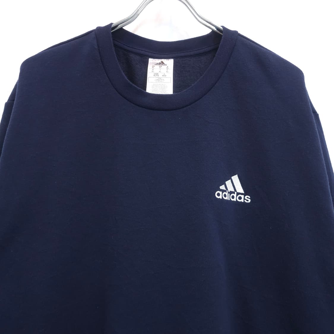 아디다스 네이비 맨투맨 기모 스웻셔츠 상품이미지2