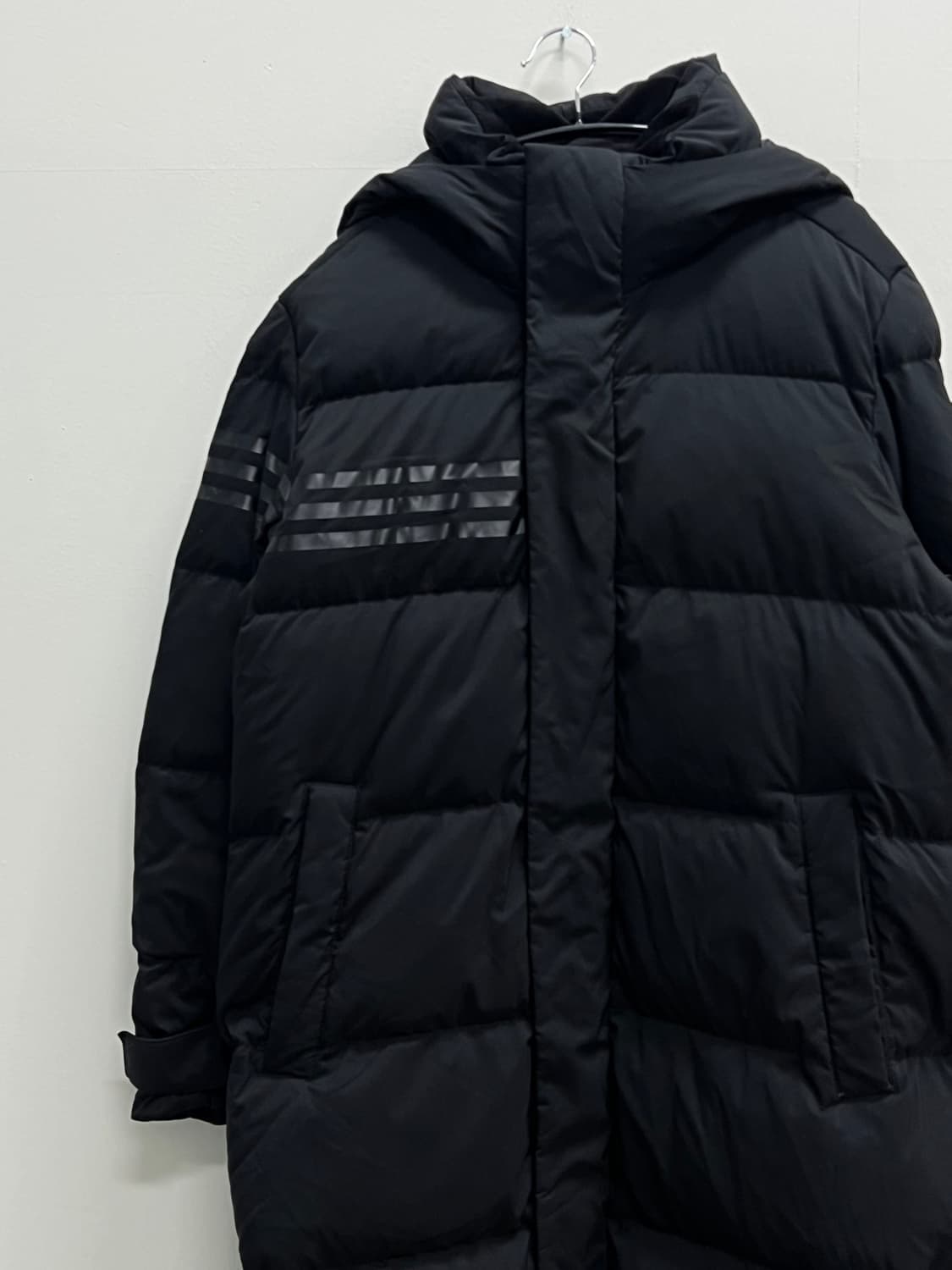 (M) 아디다스 골프 구스다운 롱 패딩 자켓 블랙 상품이미지3