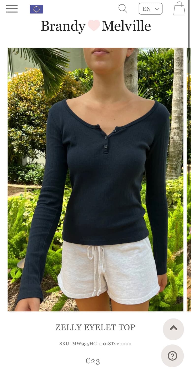 브랜디멜빌 젤리 아일렛 탑 화이트 상품이미지1