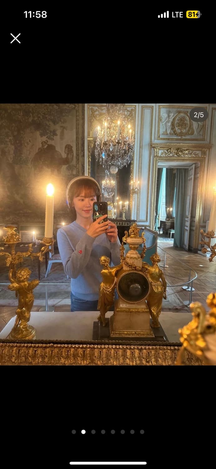 꼼데가르송 니트 Small Red Heart Wappen Sweater 상품이미지4