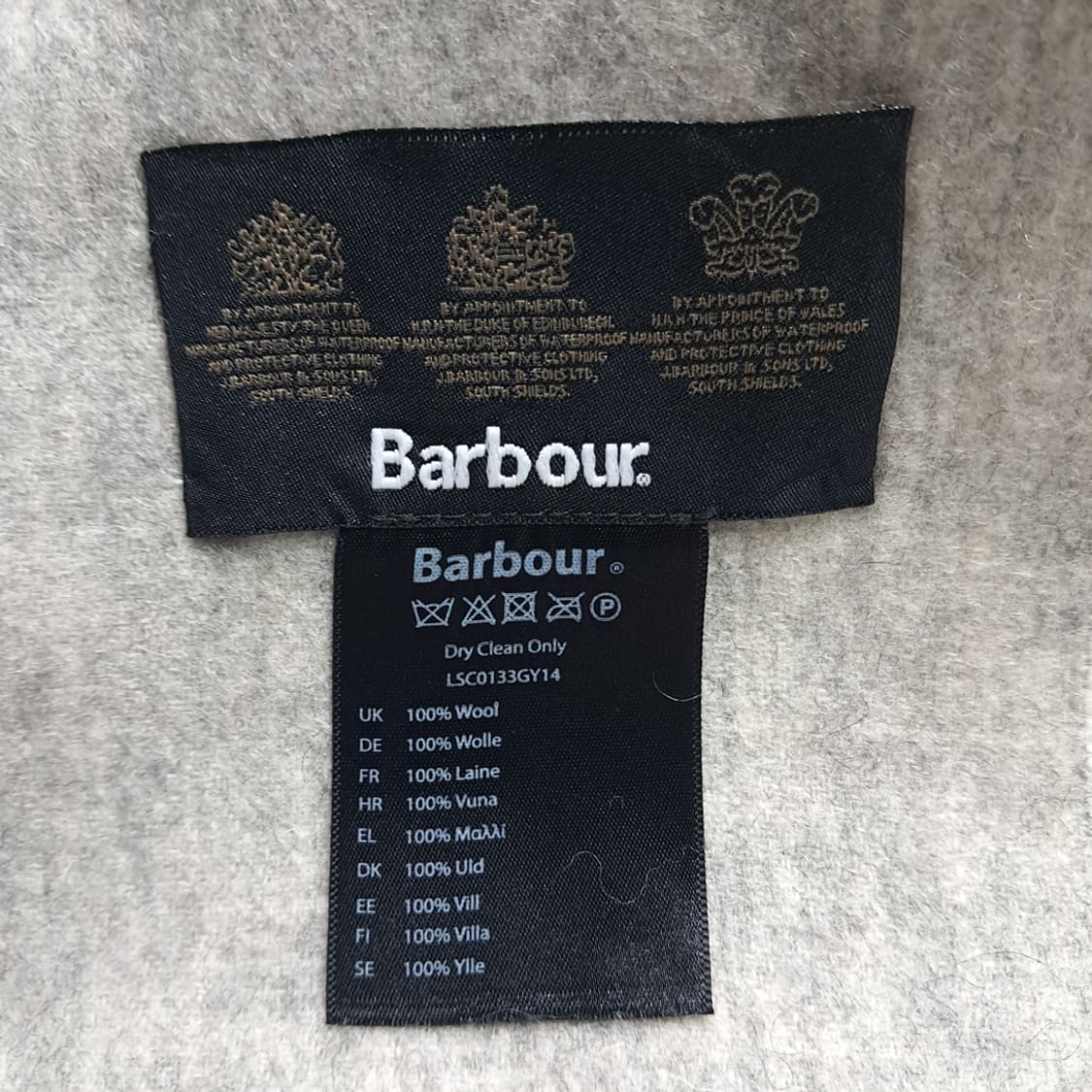 MX586 바버 울 아이스그레이 머플러 목도리 상품이미지5