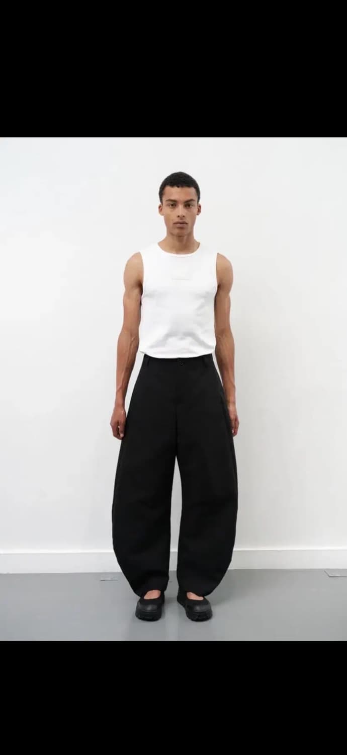 아모멘토 커브드 팬츠 m 상품이미지1