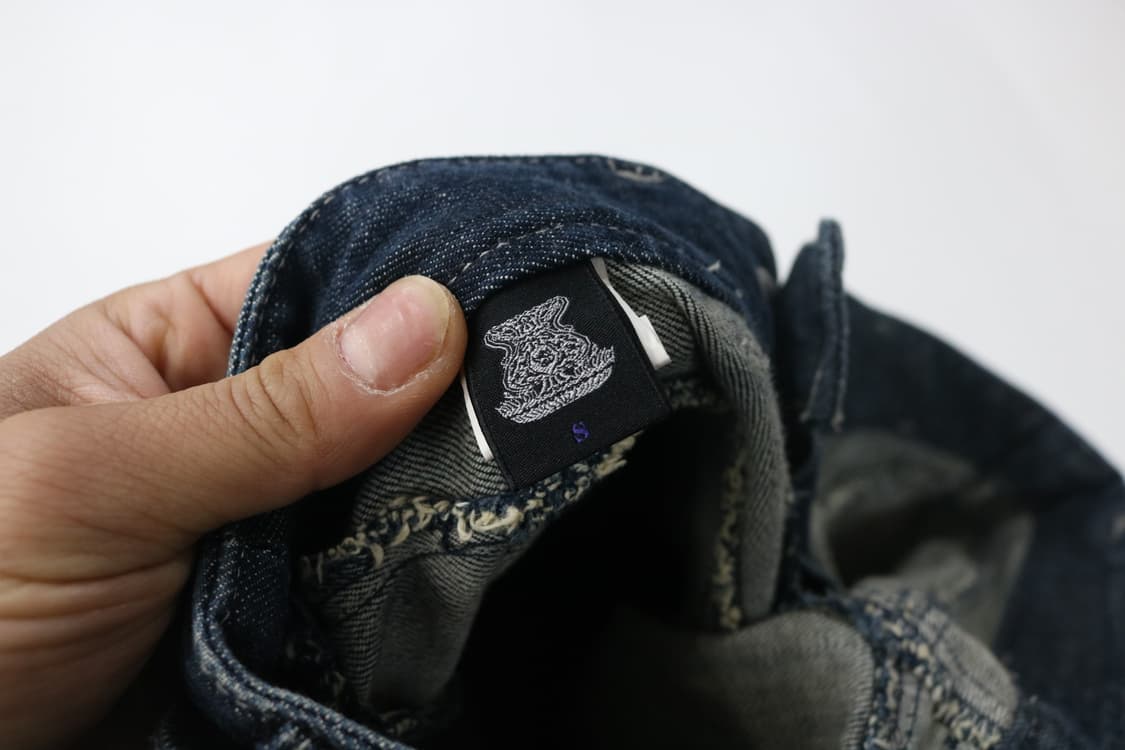 Roar 로어 빈티지 건 플랩 입체 포켓 밑단 지퍼 데님 팬츠 (S) 상품이미지9