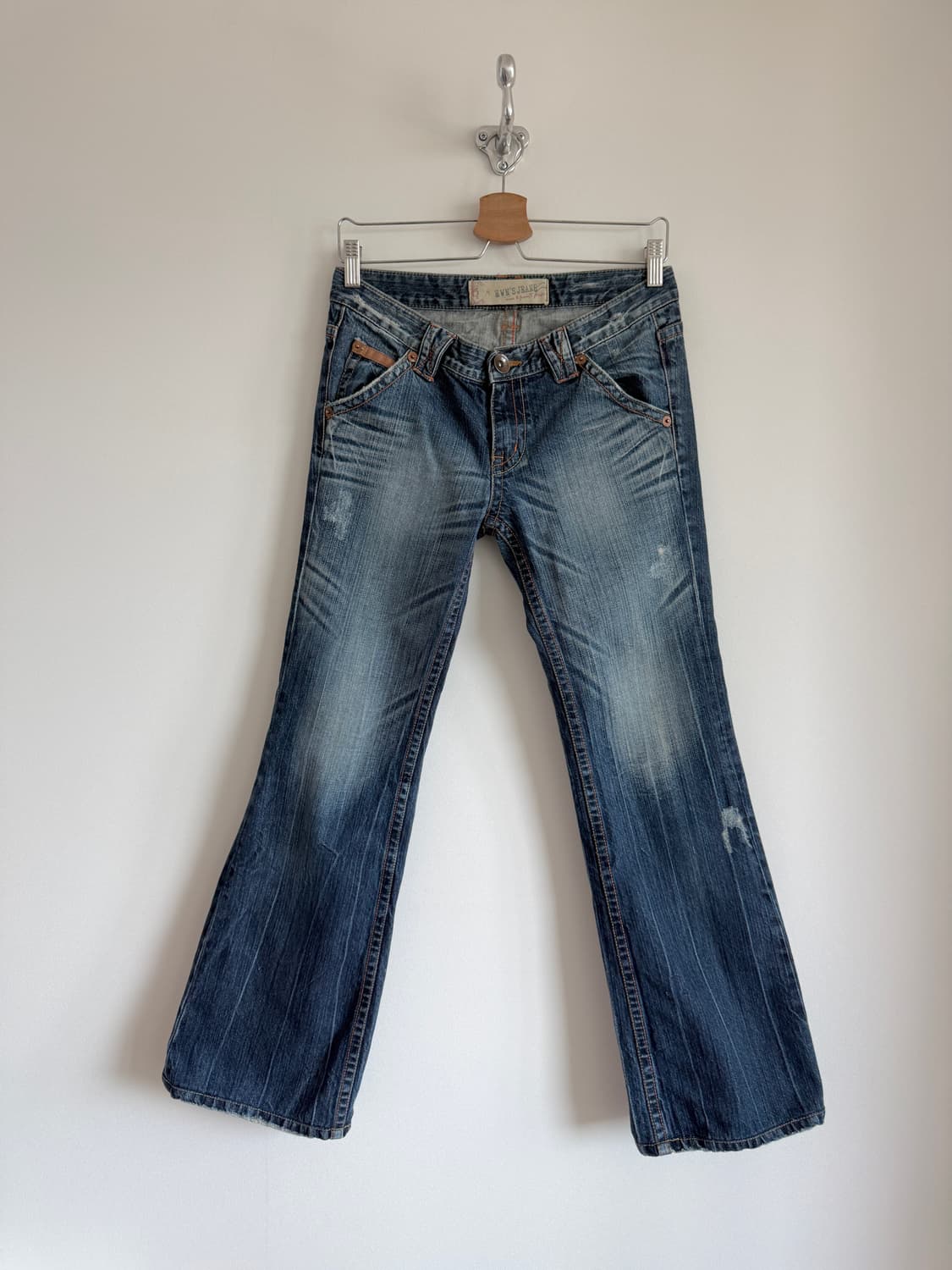 Pre owned y2k 워싱 부츠컷 데님 상품이미지1