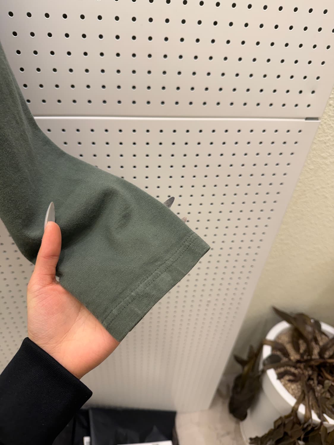 캐브엠트 패치워크 롱슬리브 티셔츠  상품이미지6