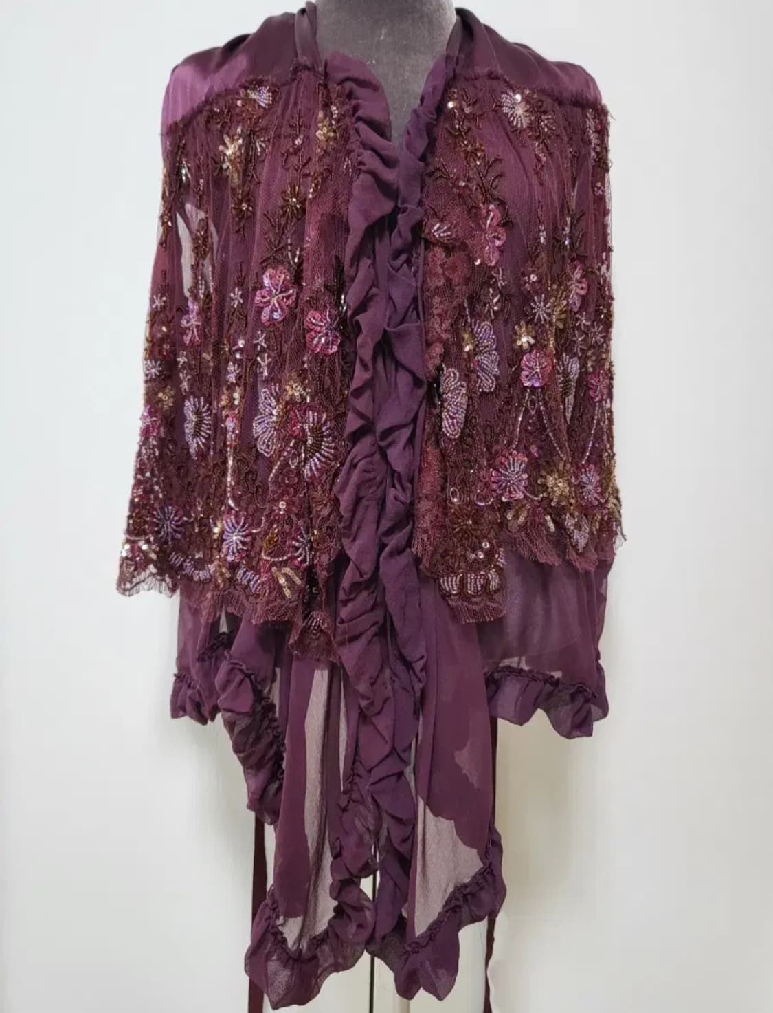 안토니오 마라스 실크 장식 베스트 조끼 Antonio Marras 상품이미지3