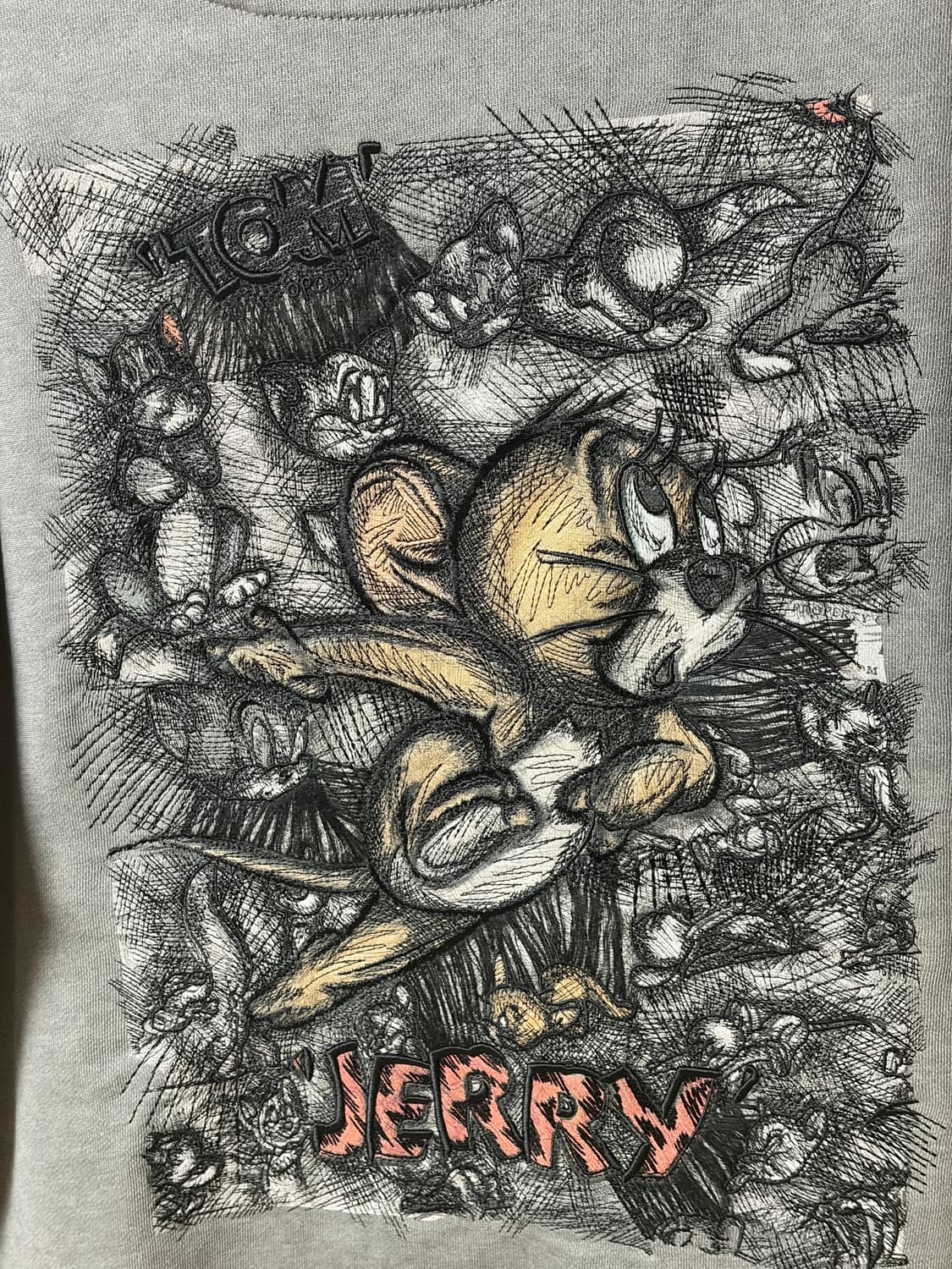 송지오 옴므 제리 반팔 회색 상품이미지2