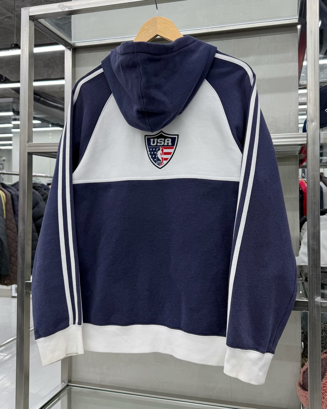 아디다스 00s USA NBA 스웻 후드티 상품이미지5