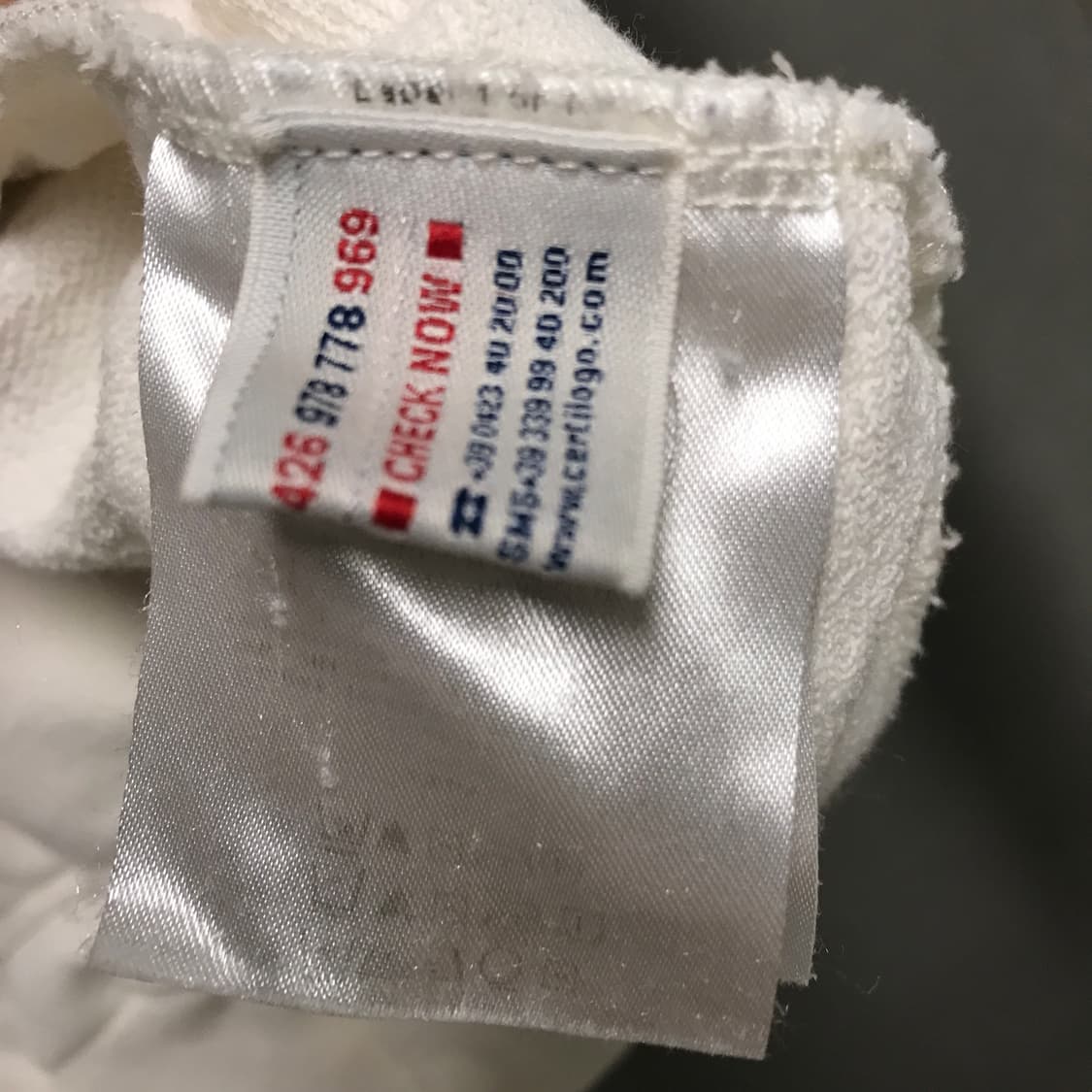 몽클레어 후드 집업 화이트 S(W) 상품이미지6