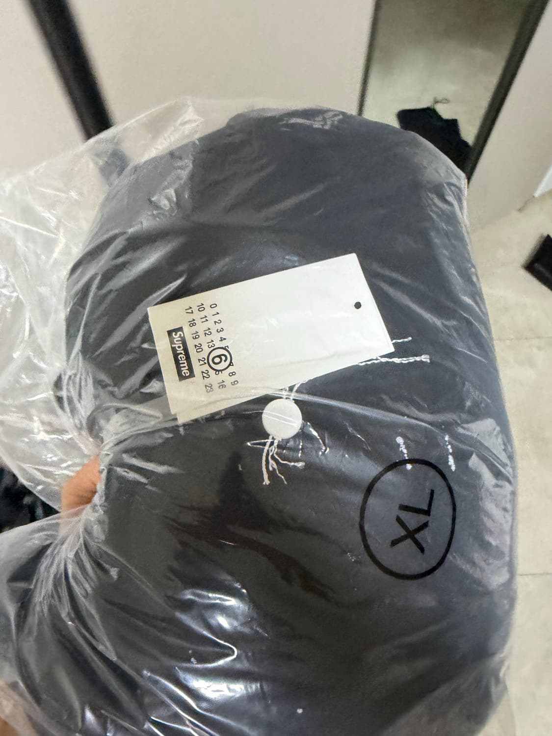 슈프림 마르지엘라 후드집업 블랙 XL 상품이미지5