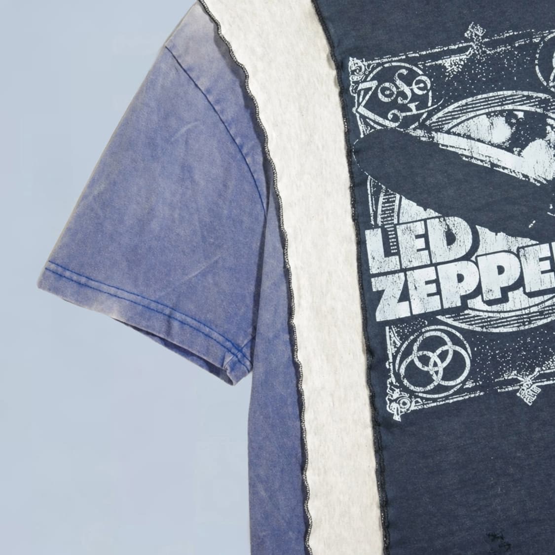 Led Zeppelin 리워크 바이오과강워싱 5패널 반팔티 상품이미지4