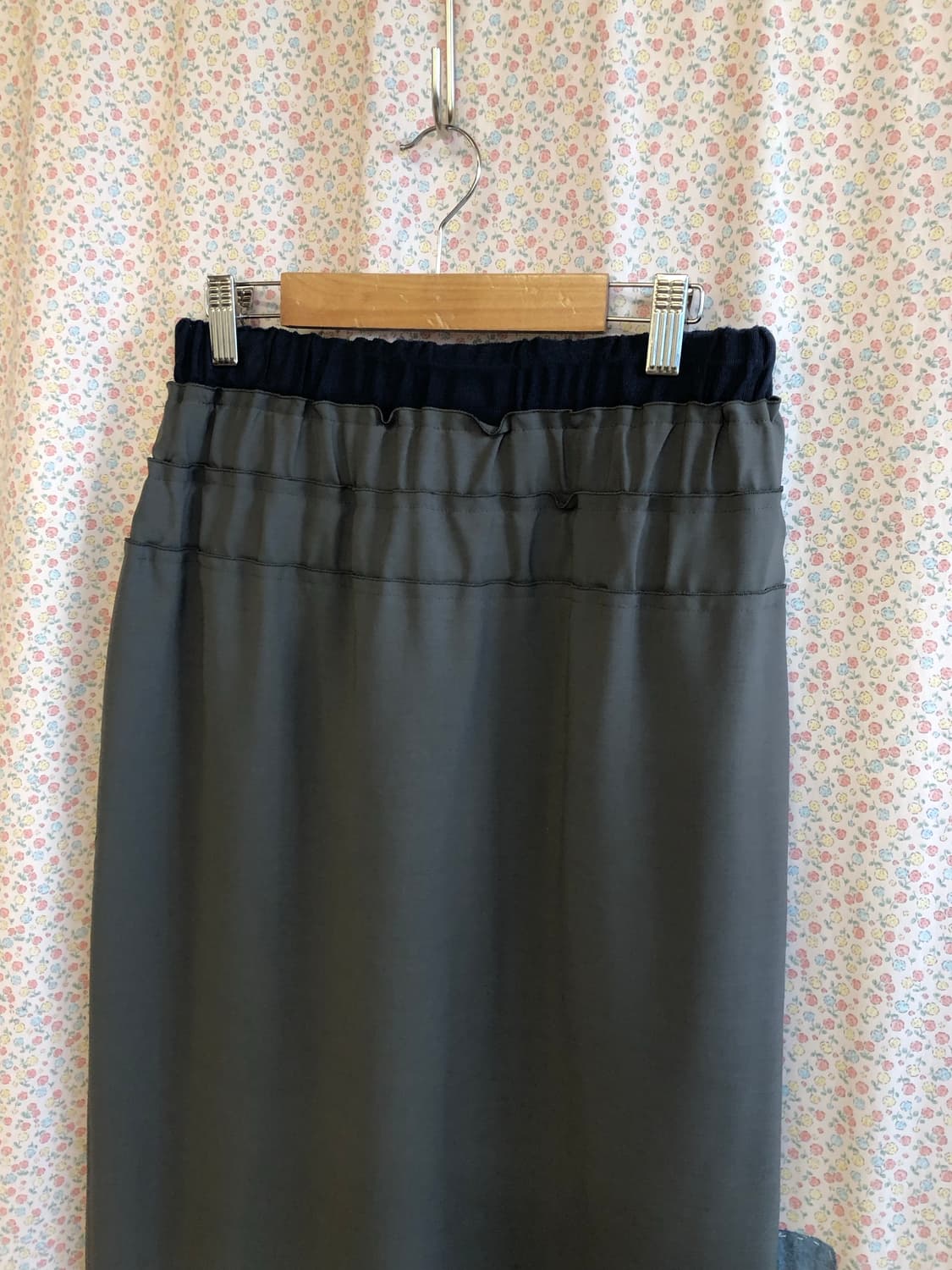 LANVIN shirring long skirt 상품이미지2