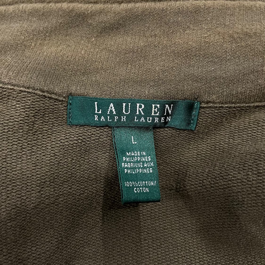 폴로 랄프로렌 다크카키 코튼 자켓 상품이미지5