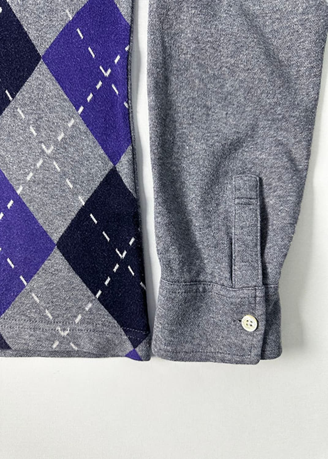 [100] 빈폴 슬림핏 셔츠 아가일 티셔츠 상품이미지3