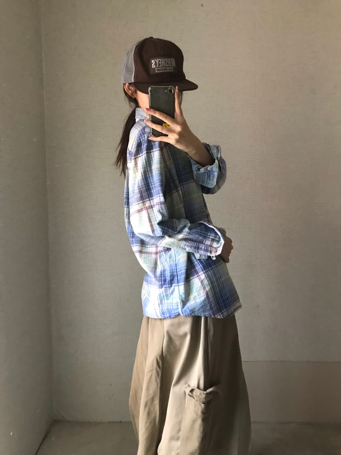 폴로 빈티지 체크셔츠 상품이미지3