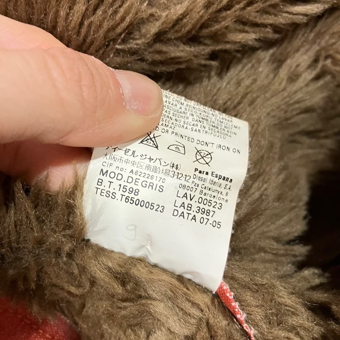 디젤 펑크 퍼 코트 상품이미지10