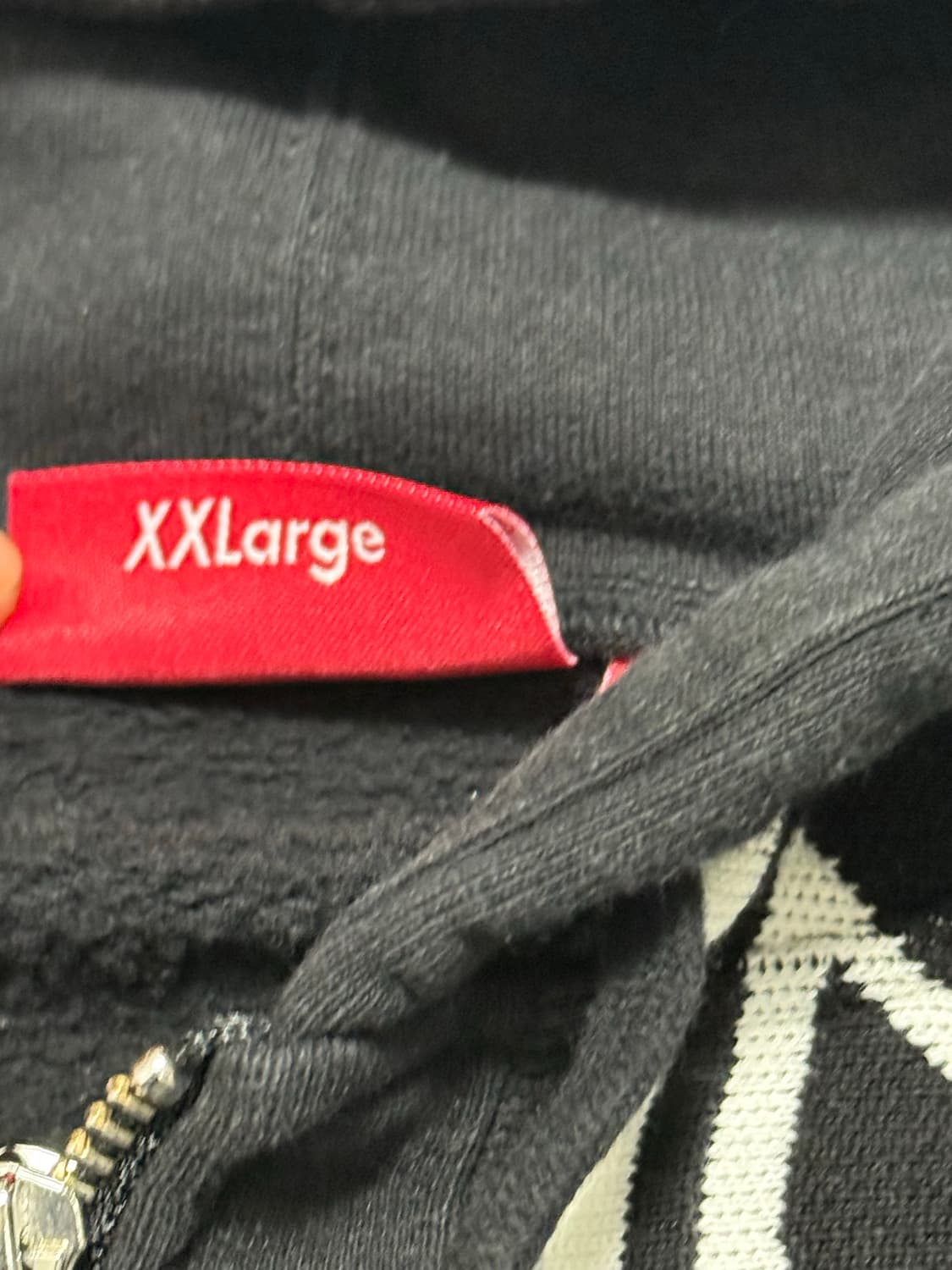 Supreme 로만 집업 후드 스웨트셔트 블랙 XXL 상품이미지4