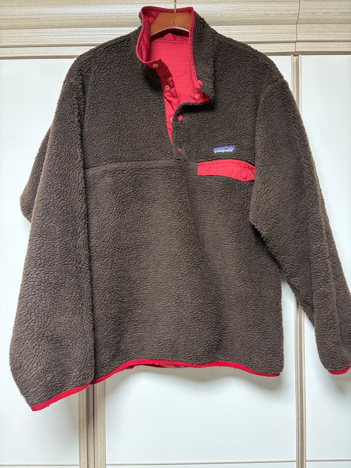 [M] 빈티지 파타고니아 글리세이드 리버시블 풀오버 브라운 상품이미지1
