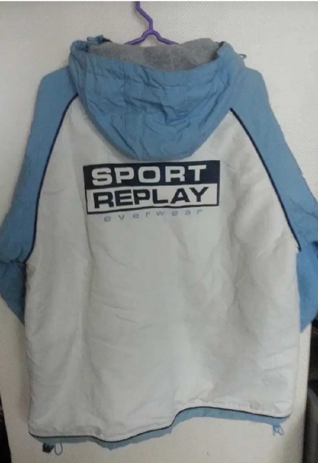 스포츠 리플레이 90s 올드스쿨 빈티지 빅로고 아노락 점퍼 95 상품이미지2