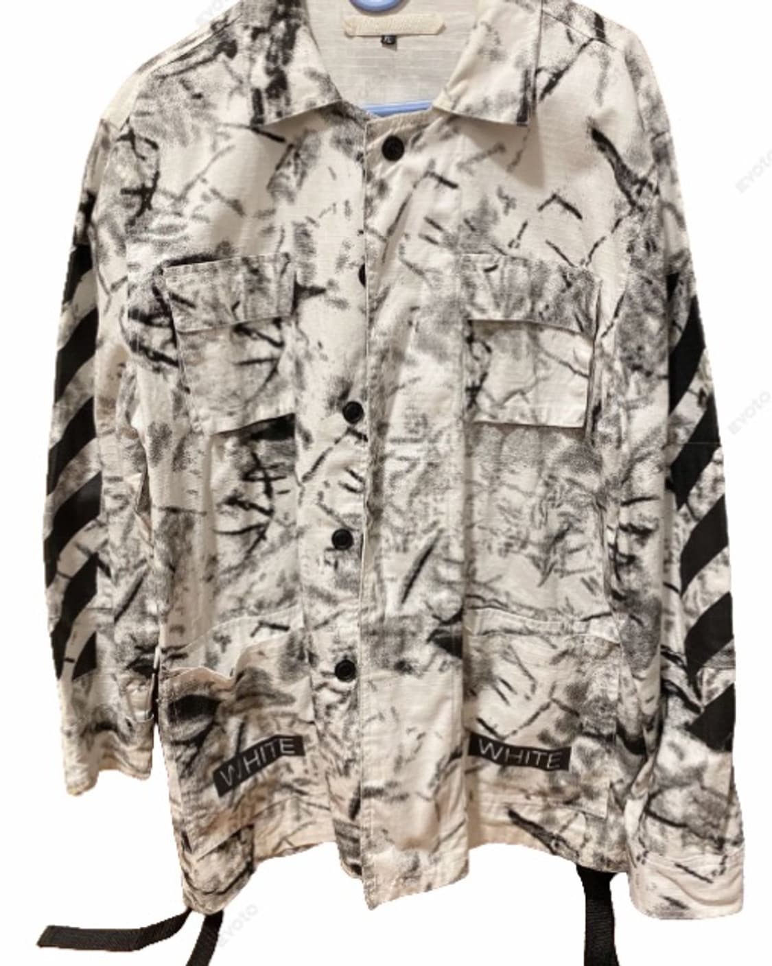 [정품] 오프화이트 백로고 그래피티 필드 자켓 - XS 상품이미지1