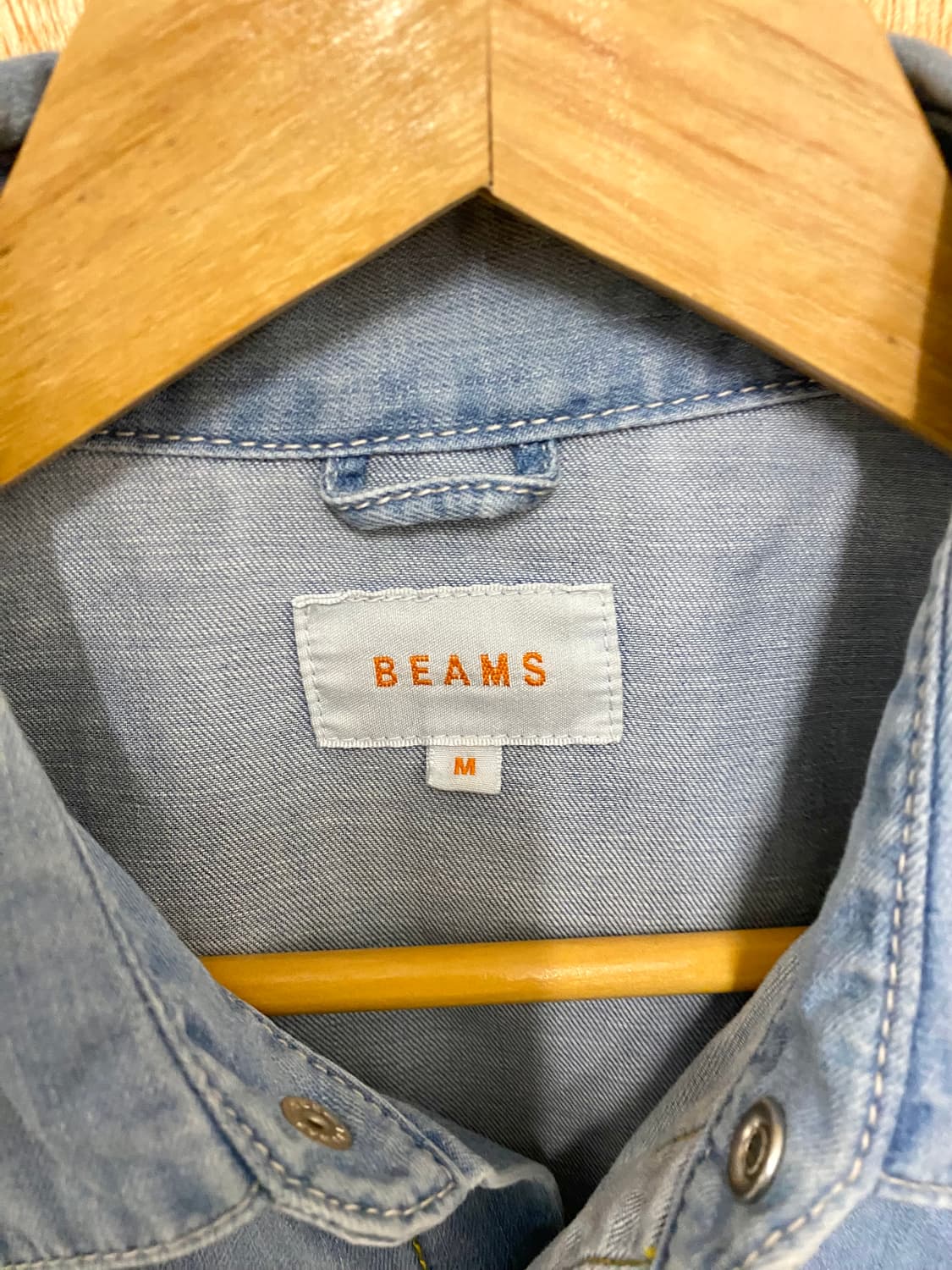 BEAMS denim western shirts 빔즈 데님 웨스턴 셔츠 상품이미지5