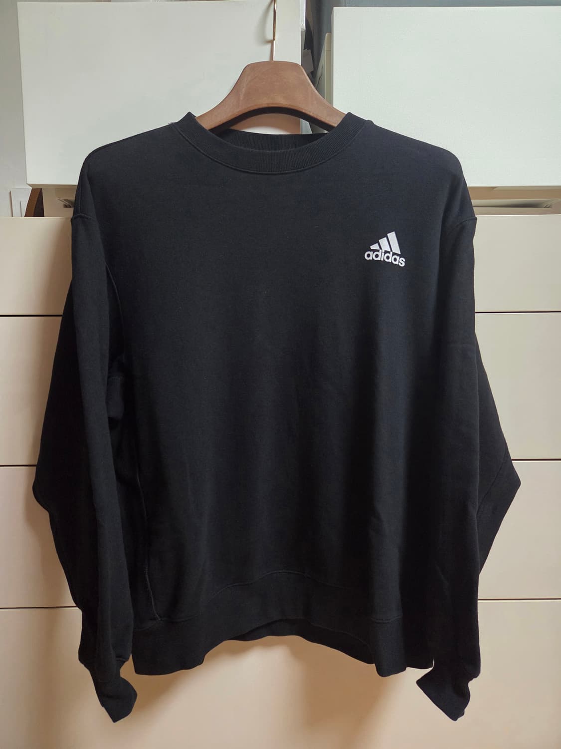 아디다스 맨투맨 블랙 M 상품이미지1