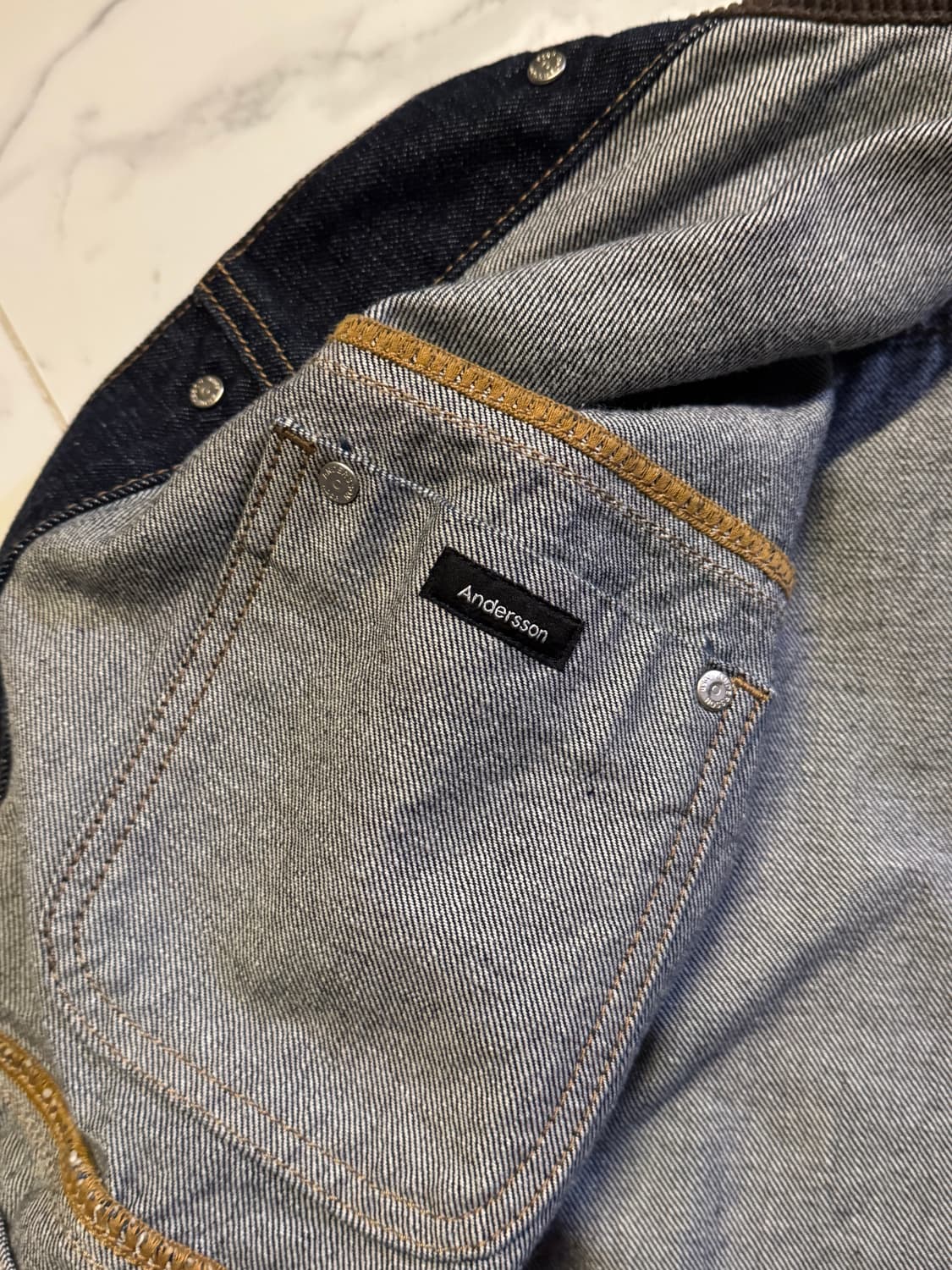 앤더슨벨 데님 초어자켓 상품이미지3