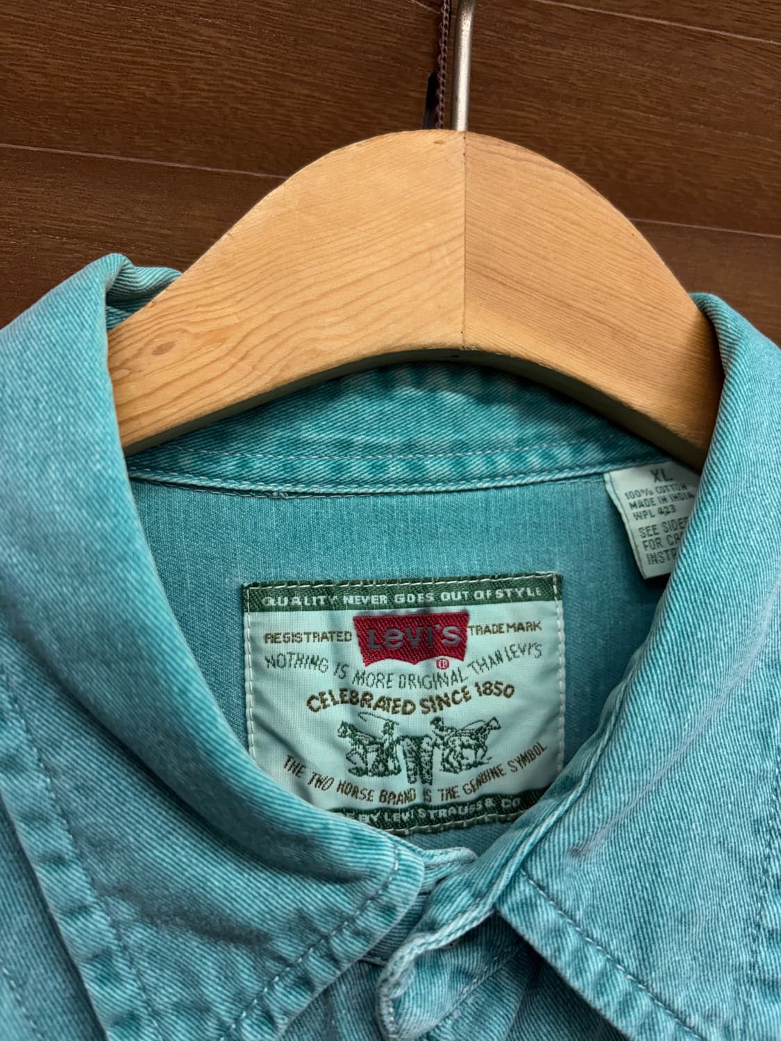 리바이스 빈티지 그린라벨 웨스턴 셔츠 상품이미지6