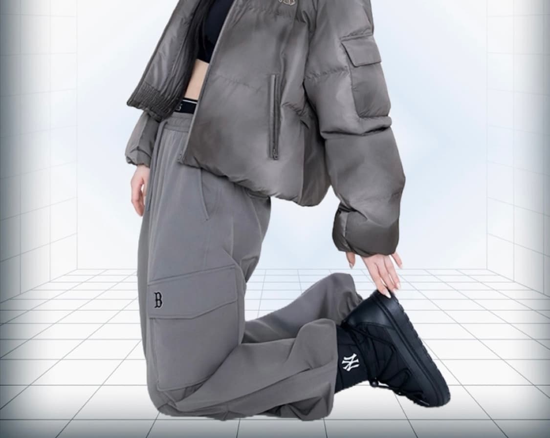 Mlb 패딩 퍼슈즈 (택만 없는 거의 새상품) 상품이미지3