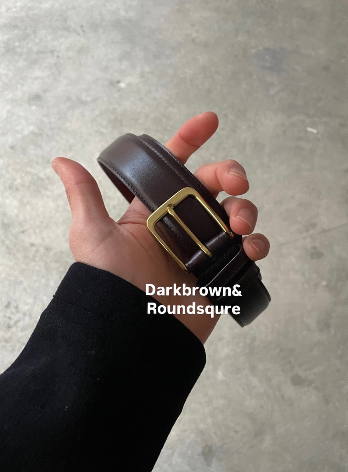 00s Old Coach Leather Brass Belt 상품이미지7