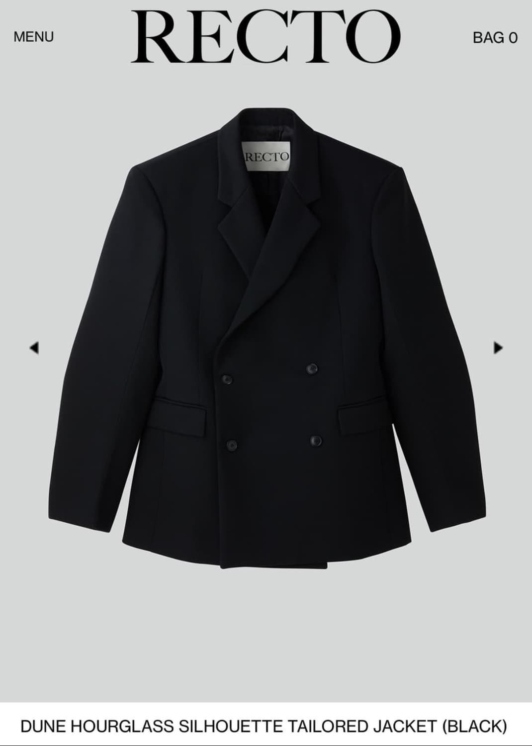 렉토 블레이저 더블 자켓 삽니다 상품이미지1