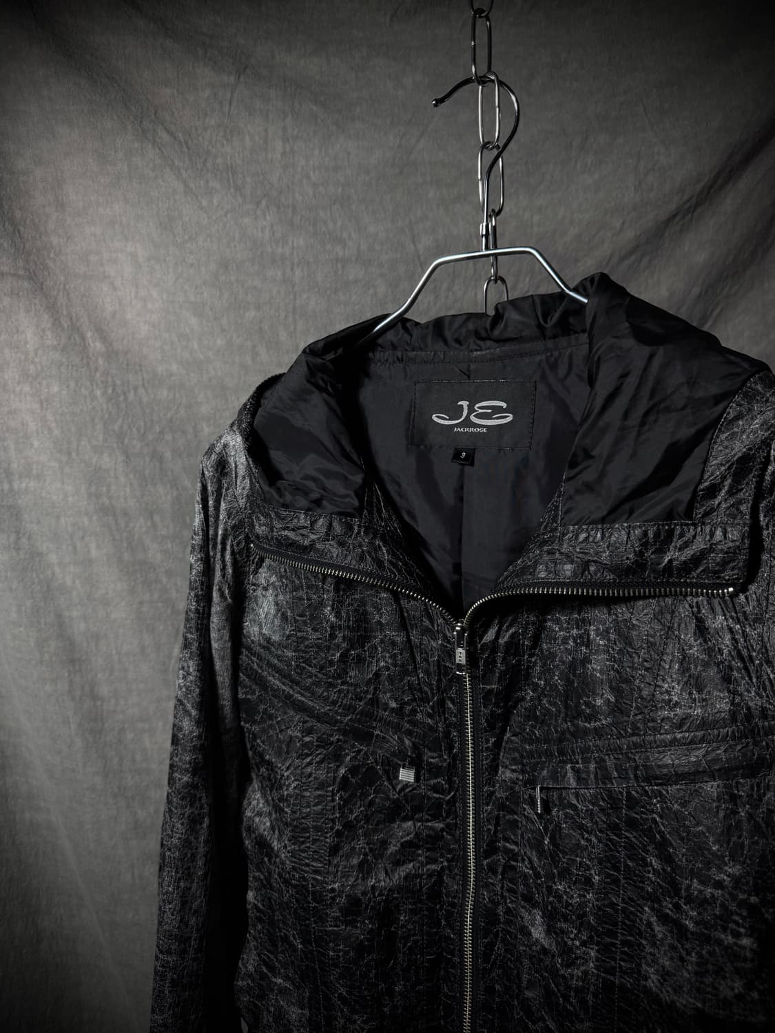 JACKROSE Crinkle Hooded Jacket  상품이미지3