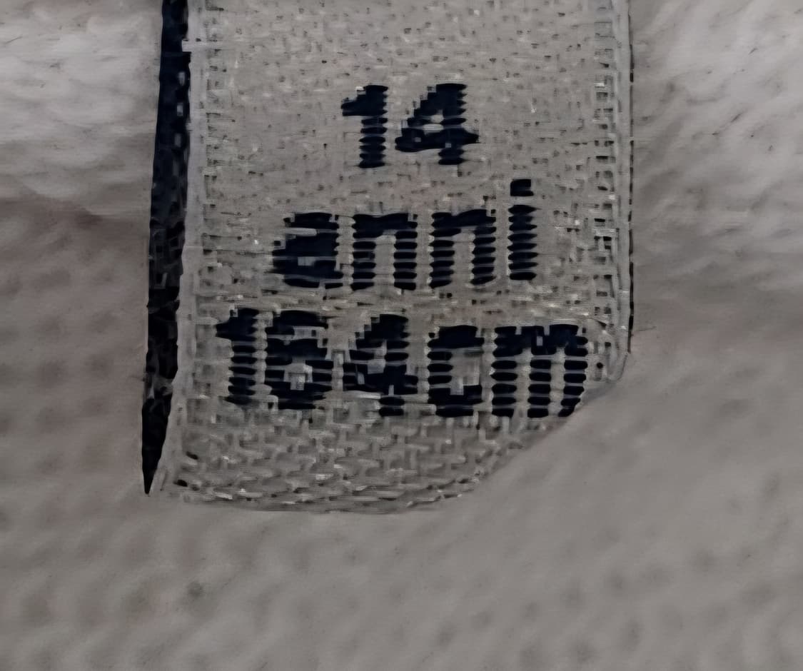 몽클레어 키즈 로고패치 크림화이트 백프릴 후드 원피스 14Y 상품이미지6